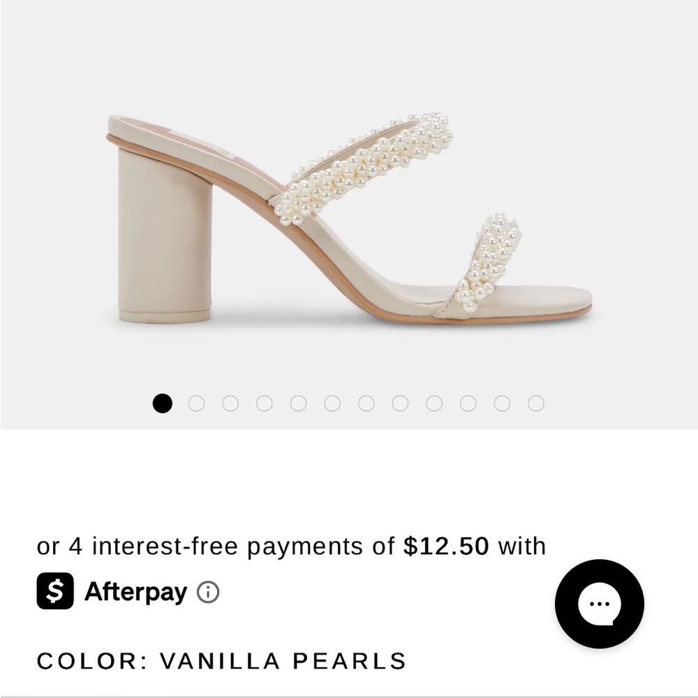 Dolce Vita Vanilla Pearl Heels